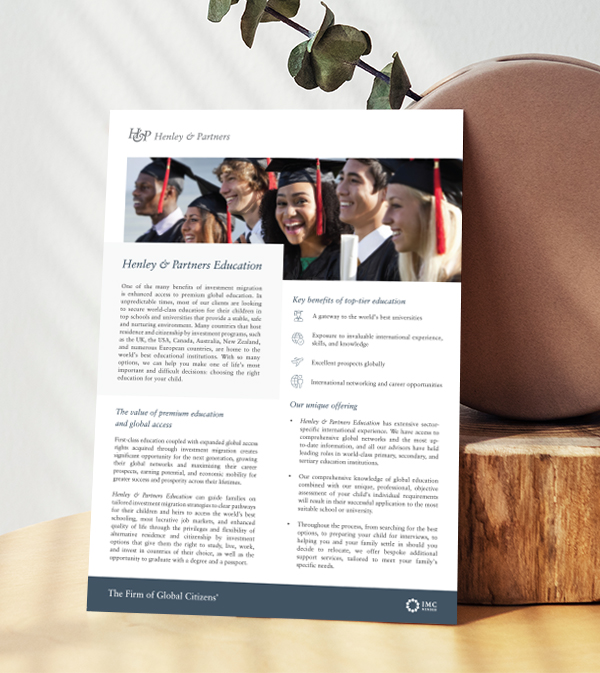 Flyer Design Henley & Partners