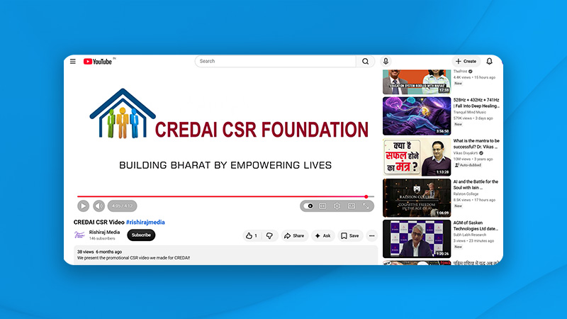 CREDAI CSR Video