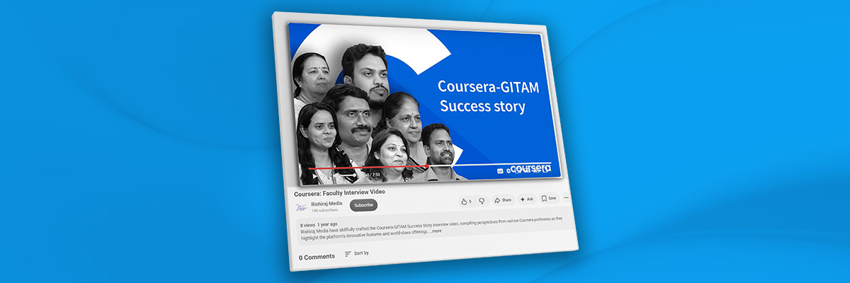 Testimonial Video for Coursera — Corporate Film by Rishiraj Media