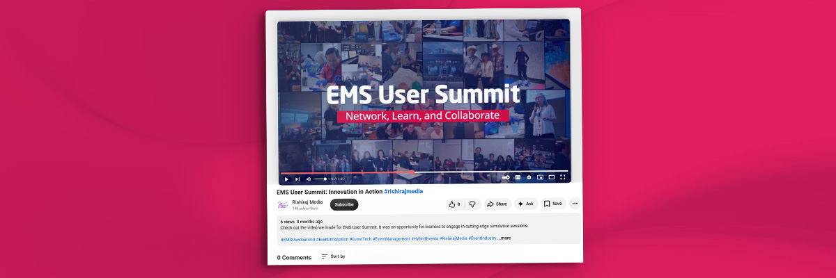 Testimonial Video for EMS User Summit — Corporate Film by Rishiraj Media