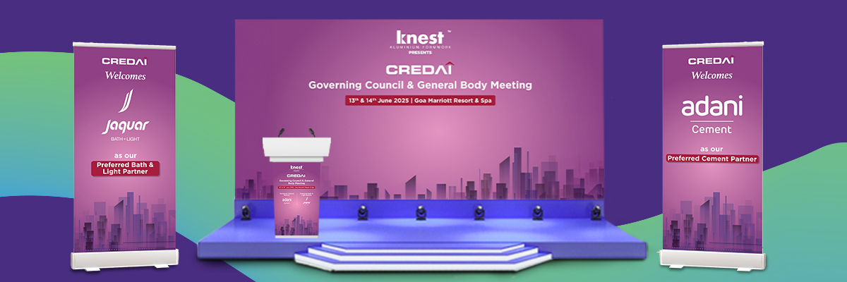 CREDAI General Council Meeting Goa — Event Design by Rishiraj Media